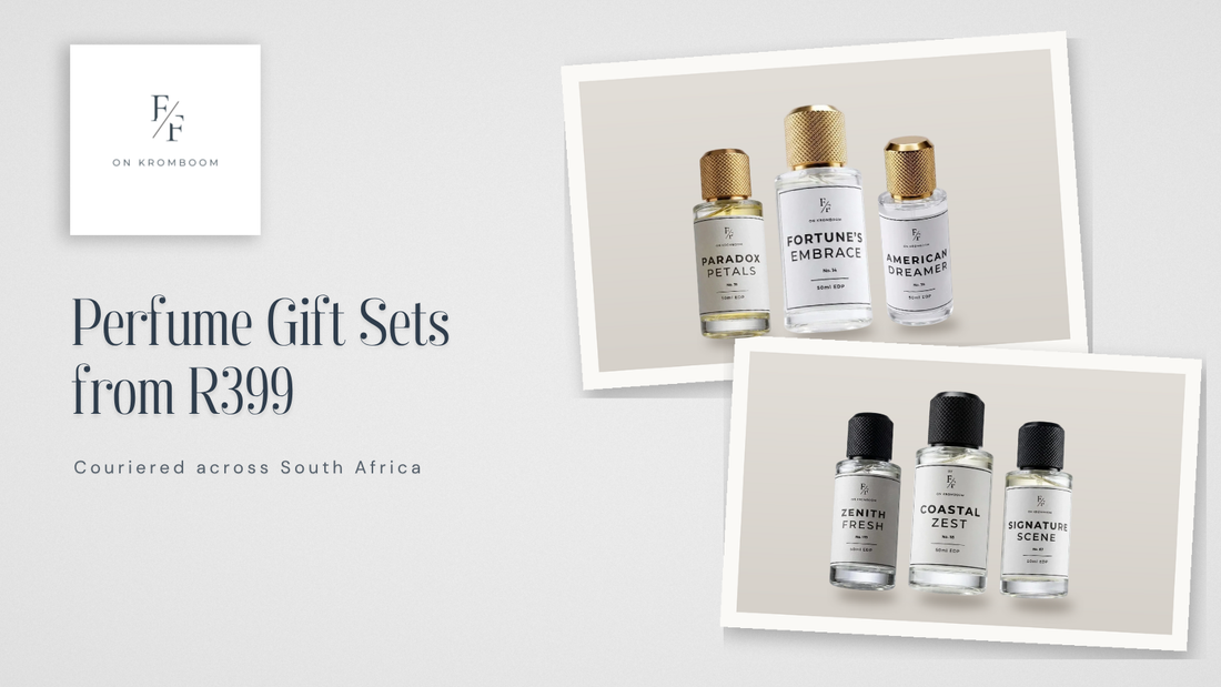 Perfume gift sets from R399 by Fine Fragrances on Kromboom