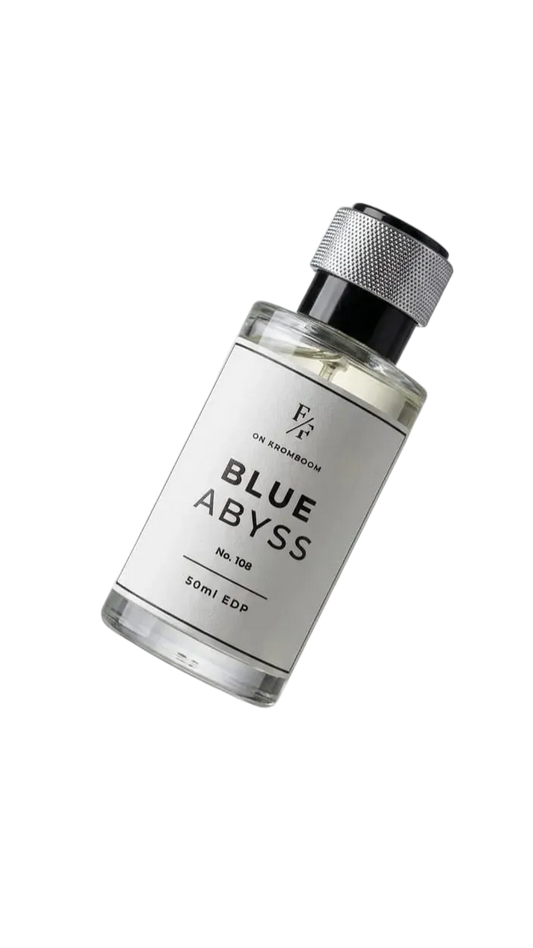 A 50ml bottle of Dr. Fragrance's Blue Abyss No.
