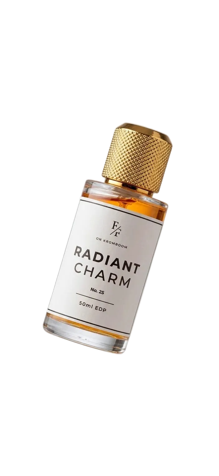 A 50ml bottle of 'Radiant Charm' cologne by 'E.F.